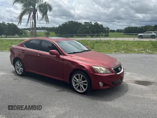 2006 Lexus IS 250 z VIN JTHCK262762007289, wystawiony jako Copart lot #59938385 z przebiegiem 106 668 mil mil oraz Czysty tytuł • Clean title. Historia ofert i sprzedaży dostępna na DreamBid. Obrazek 1.