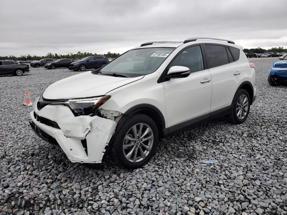 2017 Toyota RAV4 Limited with VIN 2T3YFREV4HW321248, listed as a Copart auction lot 52186185 with 91,011 mi miles and Salvage Title. Bid and sale history available at carsss.com. Image 1.