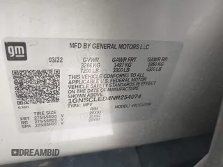 2022 Chevrolet Tahoe Commercial with VIN 1GNSCLED4NR254074, listed as a IAAI auction lot 42524415 with Not provided miles and . Bid and sale history available at DreamBid. Image 9.