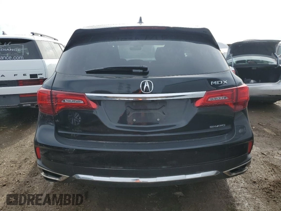 2019 Acura MDX w/Technology Pkg with VIN 5J8YD4H57KL033577, listed as a Copart auction lot 50383435 with 49,834 mi miles and Salvage Title. Bid and sale history available at carsss.com. Image 6.