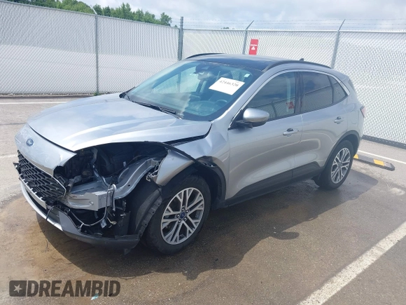 2021 Ford Escape SEL with VIN 1FMCU0H6XMUB20523, listed as a IAAI auction lot 42446320 with 37,681 mi miles and . Bid and sale history available at DreamBid. Image 19.