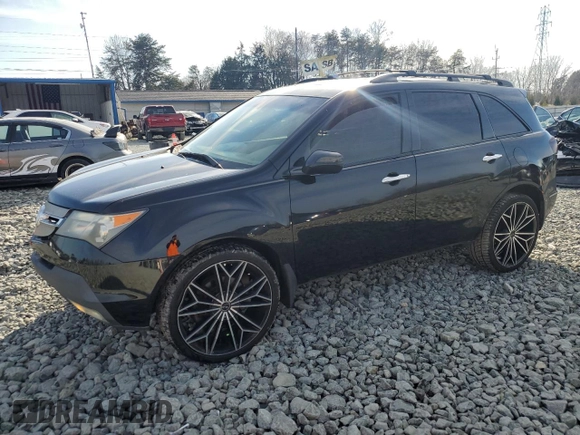 2009 Acura MDX Technology with VIN 2HNYD28449H532090, listed as a Copart auction lot 86586214 with 212,113 mi miles and Salvage Title. Bid and sale history available at DreamBid. Image 1.
