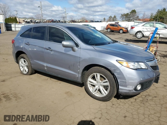 2015 Acura RDX Tech Pkg with VIN 5J8TB4H51FL011998, listed as a Copart auction lot 49601635 with 68,374 mi miles and Salvage Title. Bid and sale history available at carsss.com. Image 4.