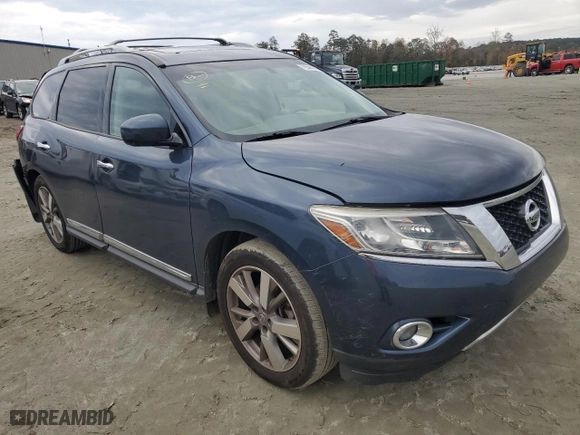 2015 Nissan Pathfinder S with VIN 5N1AR2MNXFC603519, listed as a Copart auction lot 79544264 with 103,644 mi miles and Salvage Title. Bid and sale history available at carsss.com. Image 4.