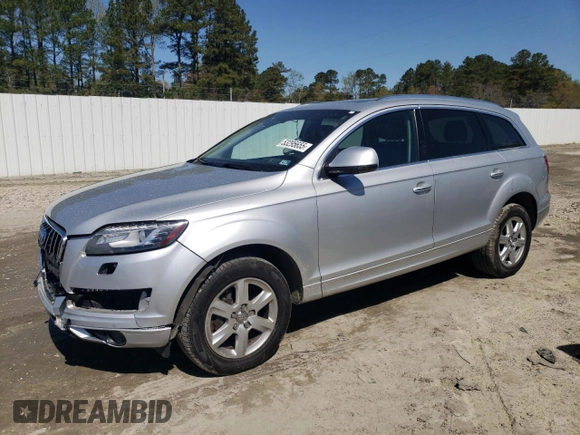 2015 Audi Q7 Premium Plus with VIN WA1LGAFE0FD023484, listed as a Copart auction lot 53295655 with 178,275 mi miles and Salvage Title. Bid and sale history available at DreamBid. Image 1.