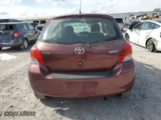 2009 Toyota Yaris with VIN JTDKT903095229132, listed as a Copart auction lot 51512655 with 183,963 mi miles and Salvage Title. Bid and sale history available at carsss.com. Image 6.