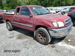2002 Toyota Tundra SR5 with VIN 5TBRN34122S247087, listed as a Copart auction lot 53264195 with Not Provided miles and Salvage Title. Bid and sale history available at DreamBid. Image 4.