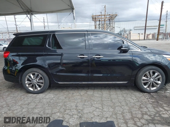 2018 Kia Sedona SX-L with VIN KNDME5C18J6390042, listed as a IAAI auction lot 41775242 with 115,003 mi miles. Bid and sale history available at carsss.com. Image 13.