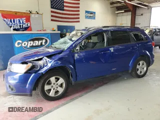 2012 Dodge Journey SXT with VIN 3C4PDDBG0CT260846, listed as a Copart auction lot 62384985 with 99,309 mi miles and Salvage title. Bid and sale history available at DreamBid. Image 1.