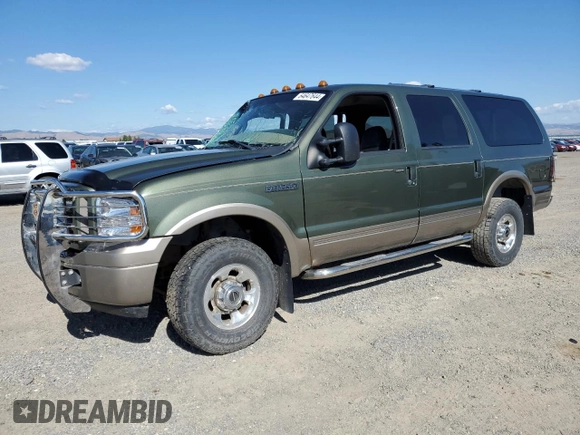 2005 Ford Excursion Eddie Bauer with VIN 1FMSU45P85ED42974, listed as a Copart auction lot 64647644 with Not provided miles and Clean title. Bid and sale history available at DreamBid. Image 1.