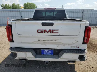 2022 GMC Sierra 1500 Limited AT4 with VIN 3GTP9EEL2NG117313, listed as a Copart auction lot 62443944 with 0 mi miles and Salvage Title. Bid and sale history available at carsss.com. Image 6.