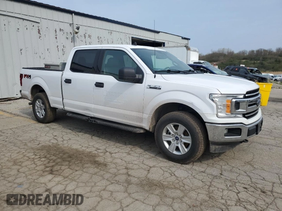 2020 Ford F-150 XL with VIN 1FTFW1E52LKE09080, listed as a Copart auction lot 54144725 with 153,422 mi miles and Clean Title. Bid and sale history available at carsss.com. Image 4.