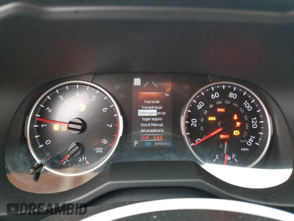 2021 Toyota RAV4 LE with VIN 2T3G1RFV0MW239133, listed as a Copart auction lot 46693685 with 64,964 mi miles and Salvage Title. Bid and sale history available at carsss.com. Image 9.