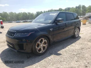 2019 Land Rover Range Rover Sport HSE with VIN SALWR2RV2KA827403, listed as a Copart auction lot 55472815 with 108,243 mi miles and Clean Title. Bid and sale history available at carsss.com. Image 1.