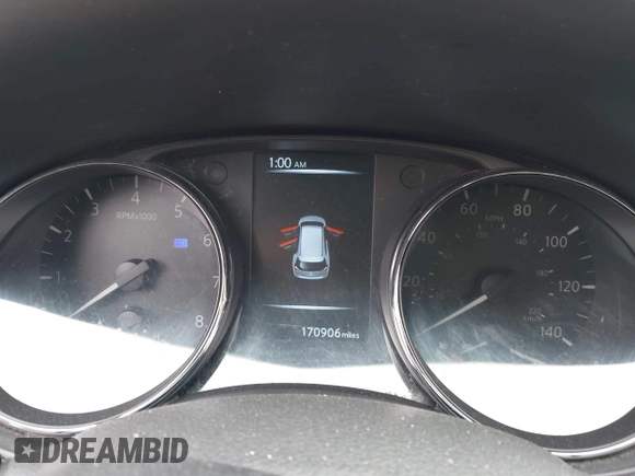 2017 Nissan Rogue SL with VIN 5N1AT2MV9HC887987, listed as a IAAI auction lot 42071444 with 170,906 mi miles and . Bid and sale history available at DreamBid. Image 7.