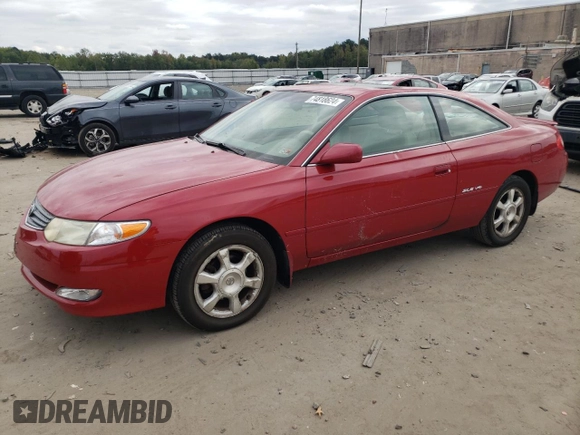 2002 Toyota Solara SE with VIN 2T1CF28P42C601042, listed as a Copart auction lot 74818624 with 70,551 mi miles and Salvage Title. Bid and sale history available at DreamBid. Image 1.
