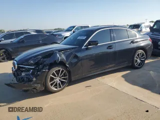 2020 BMW 3 Series 330i with VIN 3MW5R1J08L8B05599, listed as a Copart auction lot 50084805 with 92,028 mi miles and Salvage Title. Bid and sale history available at DreamBid. Image 1.