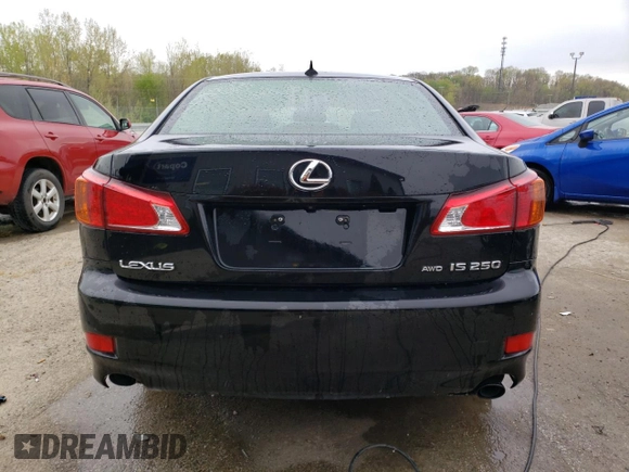 2010 Lexus IS 250 with VIN JTHCF5C2XA5036481, listed as a Copart auction lot 53148885 with 168,307 mi miles and Non repairable. Bid and sale history available at DreamBid. Image 6.