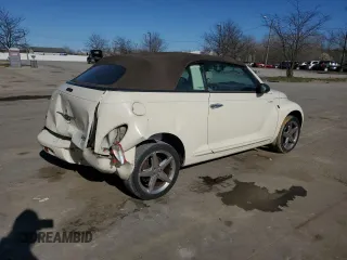 2005 Chrysler PT Cruiser GT with VIN 3C3AY75S25T501468, listed as a Copart auction lot 50221195 with 141,609 mi miles and Salvage Title. Bid and sale history available at carsss.com. Image 3.