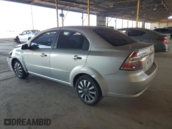 2009 Chevrolet Aveo 2LT with VIN KL1TG56E29B607616, listed as a Copart auction lot 62552825 with 118,947 mi miles and Salvage title. Bid and sale history available at DreamBid. Image 2.