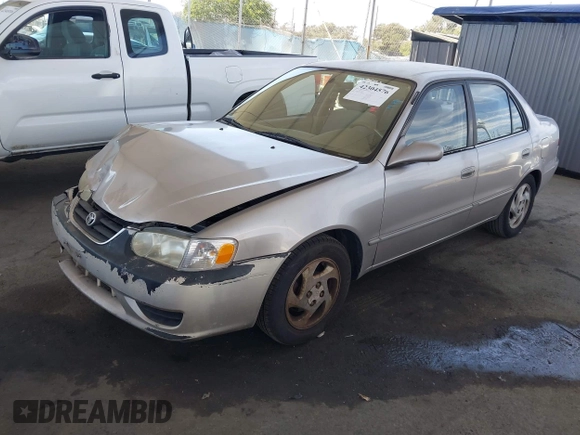 2002 Toyota Corolla CE with VIN 1NXBR12E82Z624794, listed as a IAAI auction lot 42571532 with 122,749 mi miles and . Bid and sale history available at DreamBid. Image 2.