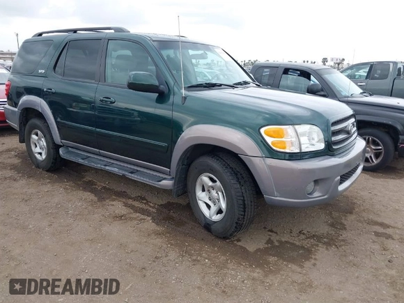 2002 Toyota Sequoia SR5 with VIN 5TDZT34A72S064135, listed as a IAAI auction lot 42052020 with 184,623 mi miles and . Bid and sale history available at DreamBid. Image 1.