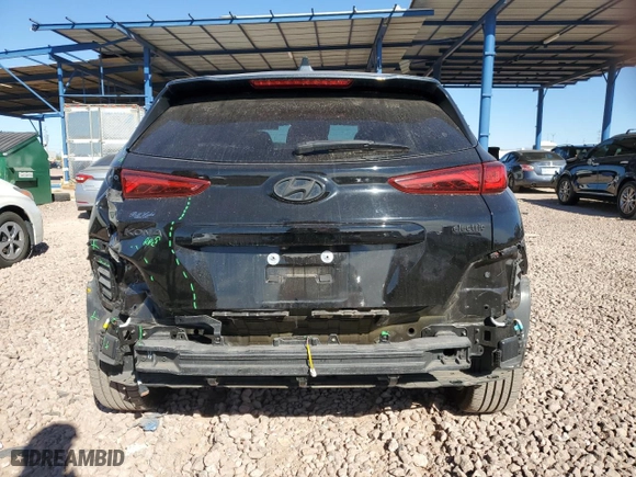 2019 Hyundai Kona Electric SEL with VIN KM8K23AG6KU035634, listed as a Copart auction lot 79320754 with 37,886 mi miles and Salvage Title. Bid and sale history available at carsss.com. Image 6.