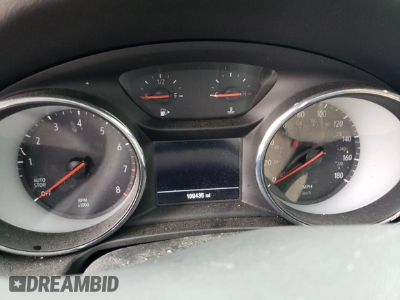 2018 Buick Regal Preferred with VIN W04GL6SX4J1136673, listed as a Copart auction lot 66181984 with 109,435 mi miles and Salvage title. Bid and sale history available at DreamBid. Image 9.