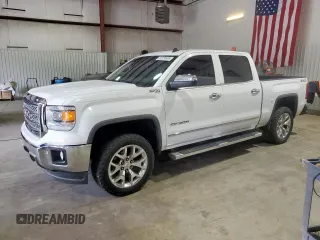2014 GMC Sierra 1500 SLT with VIN 3GTU2VEC3EG448635, listed as a Copart auction lot 62332805 with 195,145 mi miles and Salvage title. Bid and sale history available at DreamBid. Image 1.