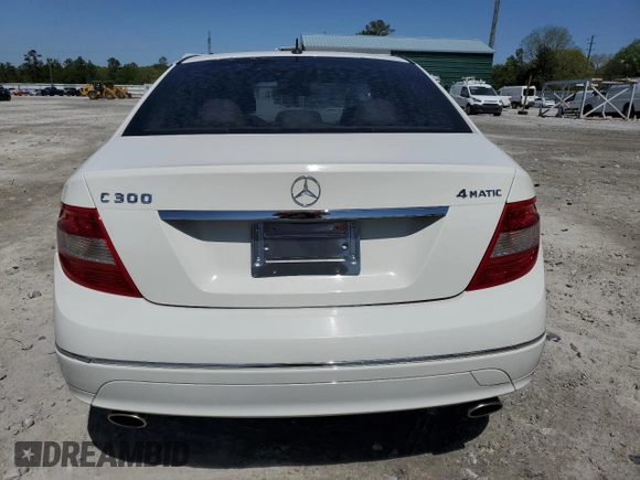 2011 Mercedes-Benz C 300 Sport with VIN WDDGF8BB2BR164820, listed as a Copart auction lot 53251255 with 142,314 mi miles and Salvage title. Bid and sale history available at DreamBid. Image 6.