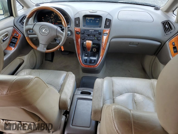 2002 Lexus RX 300 with VIN JTJHF10U920285016, listed as a Copart auction lot 56587545 with 187,124 mi miles and Clean Title. Bid and sale history available at DreamBid. Image 8.