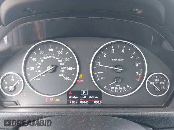 2012 BMW 3 Series 328i with VIN WBA3A5G52CNN65587, listed as a IAAI auction lot 40257554 with 89,445 mi miles and . Bid and sale history available at DreamBid. Image 7.