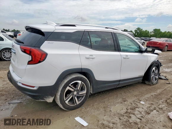 2020 GMC Terrain SLT with VIN 3GKALPEV2LL191697, listed as a Copart auction lot 58953275 with 88,034 mi miles and Salvage title. Bid and sale history available at DreamBid. Image 3.