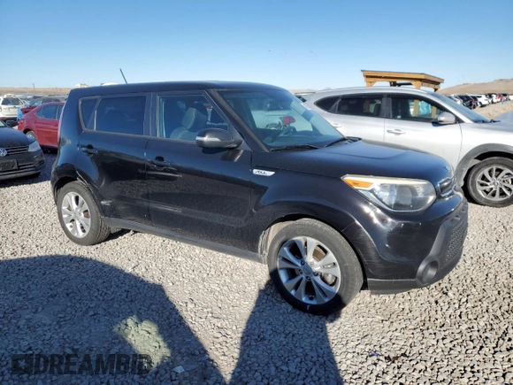 2014 Kia Soul + with VIN KNDJP3A50E7018427, listed as a Copart auction lot 42261125 with 124,816 mi miles and Salvage Title. Bid and sale history available at carsss.com. Image 4.