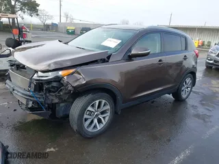 2014 Kia Sportage LX with VIN KNDPB3AC7E7569865, listed as a IAAI auction lot 41827160 with 55,060 mi miles. Bid and sale history available at carsss.com. Image 18.