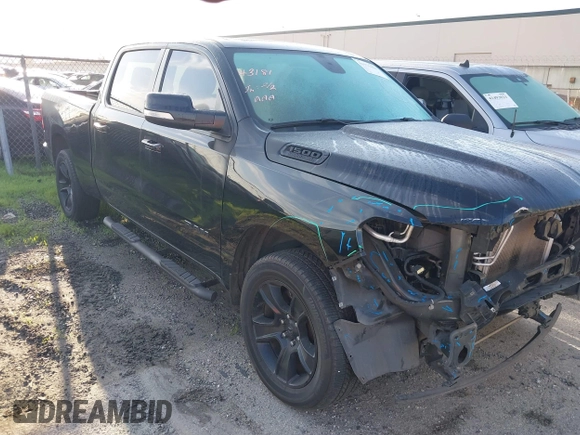 2022 Ram 1500 Big Horn with VIN 1C6RREMT1NN383138, listed as a IAAI auction lot 41576458 with 116,842 mi miles. Bid and sale history available at carsss.com. Image 1.