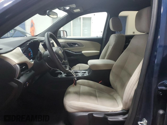 2022 Chevrolet Traverse LS with VIN 1GNEVFKW6NJ127551, listed as a Copart auction lot 88359315 with 54,661 mi miles and Salvage Title. Bid and sale history available at carsss.com. Image 7.
