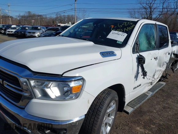 2019 Ram 1500 Big Horn/Lone Star with VIN 1C6RRFFG7KN646220, listed as a IAAI auction lot 41590713 with 115,807 mi miles. Bid and sale history available at carsss.com. Image 18.