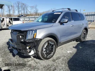 2025 Kia Telluride EX with VIN 5XYP34GC1SG575766, listed as a Copart auction lot 47440575 with 2,978 mi miles and Salvage Title. Bid and sale history available at DreamBid. Image 1.