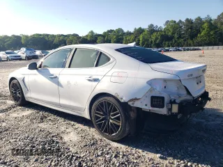 2019 Genesis G70 Advanced z VIN KMTG34LA2KU030129, wystawiony jako Copart lot #55584135 z przebiegiem 123 718 mil mil oraz Szkoda całkowita • Salvage title. Historia ofert i sprzedaży dostępna na DreamBid. Obrazek 2.