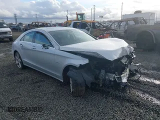 2012 Mercedes-Benz CLS-Class CLS 550 with VIN WDDLJ7DB0CA013981, listed as a IAAI auction lot 41593905 with 41,057 mi miles. Bid and sale history available at carsss.com. Image 1.