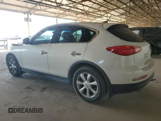 2010 Infiniti EX Journey with VIN JN1AJ0HPXAM701757, listed as a Copart auction lot 53736144 with 66,654 mi miles and Salvage Title. Bid and sale history available at carsss.com. Image 2.