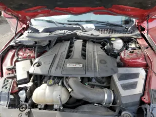 2021 Ford Mustang GT with VIN 1FA6P8CF0M5151679, listed as a Copart auction lot 46158895 with 26,253 mi miles and Salvage Title. Bid and sale history available at carsss.com. Image 12.