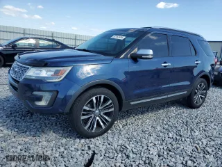 2016 Ford Explorer Platinum with VIN 1FM5K8HT2GGB92404, listed as a Copart auction lot 52163495 with 139,142 mi miles and Salvage Title. Bid and sale history available at carsss.com. Image 1.