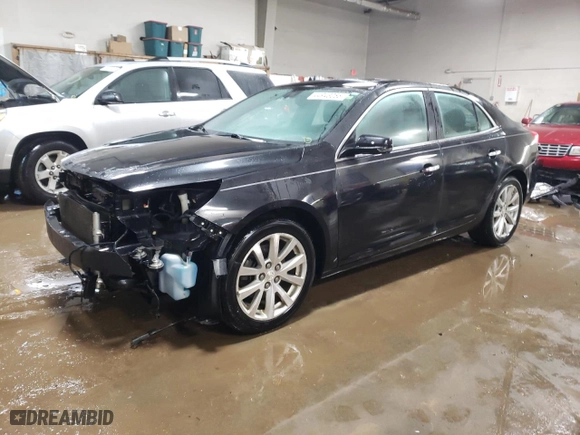 2013 Chevrolet Malibu LTZ with VIN 1G11J5SX6DF216858, listed as a Copart auction lot 44943265 with 124,962 mi miles and Salvage Title. Bid and sale history available at carsss.com. Image 1.