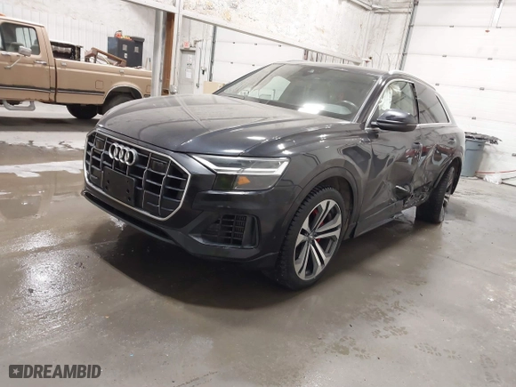 2019 Audi Q8 Premium Plus with VIN WA1BVAF16KD042730, listed as a IAAI auction lot 41610719 with 87,134 mi miles. Bid and sale history available at carsss.com. Image 17.