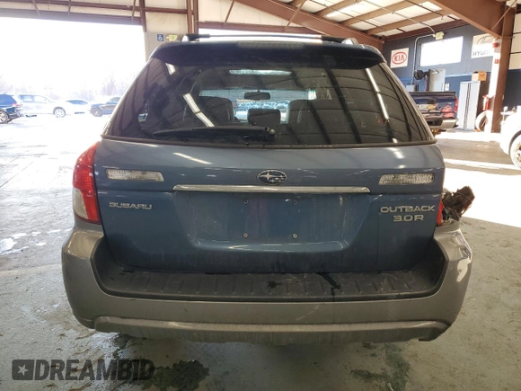 2009 Subaru Outback 3.0R Ltd with VIN 4S4BP85C694328319, listed as a Copart auction lot 42345535 with 181,639 mi miles and Salvage Title. Bid and sale history available at carsss.com. Image 6.
