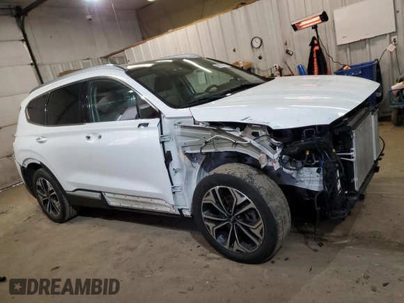 2019 Hyundai Santa Fe Ultimate with VIN 5NMS5CAA7KH018775, listed as a Copart auction lot 48973765 with 84,097 mi miles and Salvage Title. Bid and sale history available at carsss.com. Image 4.