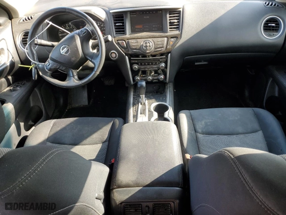 2017 Nissan Pathfinder SV with VIN 5N1DR2MN3HC685982, listed as a Copart auction lot 43090195 with 163,316 mi miles and Clean Title. Bid and sale history available at carsss.com. Image 8.