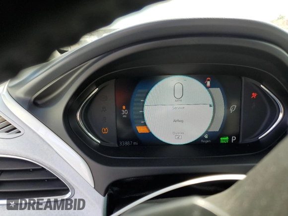 2017 Chevrolet Bolt EV LT with VIN 1G1FW6S03H4161108, listed as a Copart auction lot 52721205 with 33,887 mi miles and Salvage title. Bid and sale history available at DreamBid. Image 9.